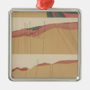 Tourtelotte Park Special Sheet Map Metal Tree Decoration