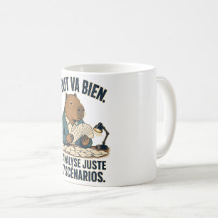 Tout va bien : j’analyse 47 scénarios – capybara d coffee mug