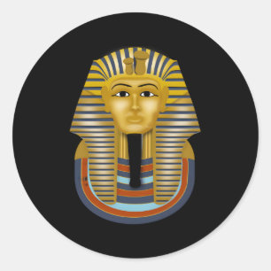 Toutã¢Nkhamon Pharaon Momie Classic Round Sticker