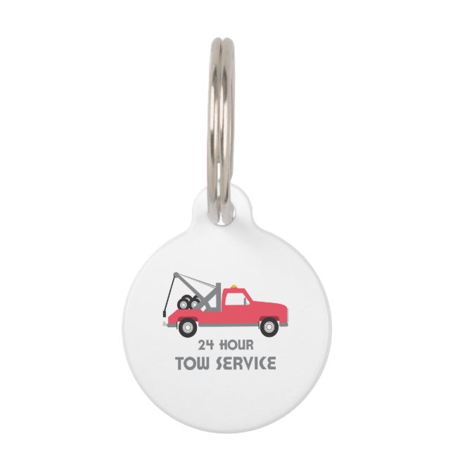 Tow Service Pet Tag (Front)