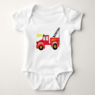 Tow Truck "add your own name" Baby Bodysuit