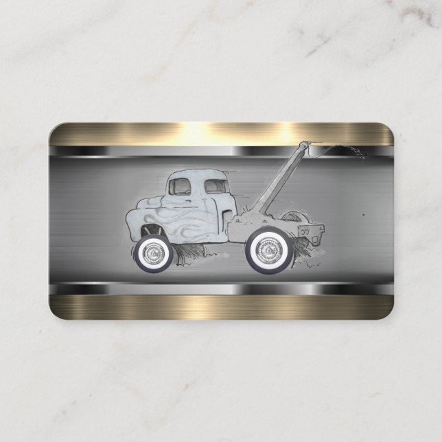 Tow truck Business Card (Front)