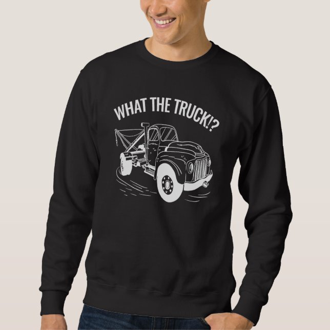 Tow Truck Dad Driver Breakdown Lorry Operator Sweatshirt (Front)