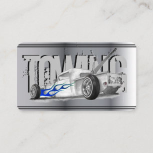 Tow Truck  drawing Auto business card