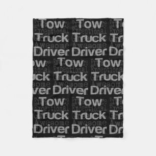 Tow Truck Driver Extraordinaire Fleece Blanket