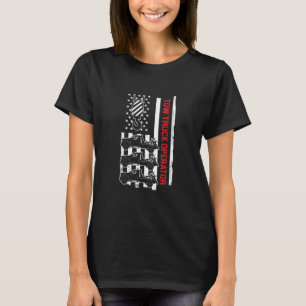 Tow Truck Operator US American Flag Wrecker Driv T-Shirt