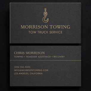 Tow Truck Service Business Card