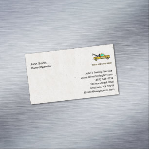 Tow Truck Theme Customisable Business Card