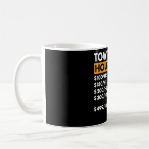 Tow Trucker Hourly Rate Tow Truck Operator Coffee Mug