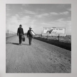 Towards L.A. - 1937 Poster