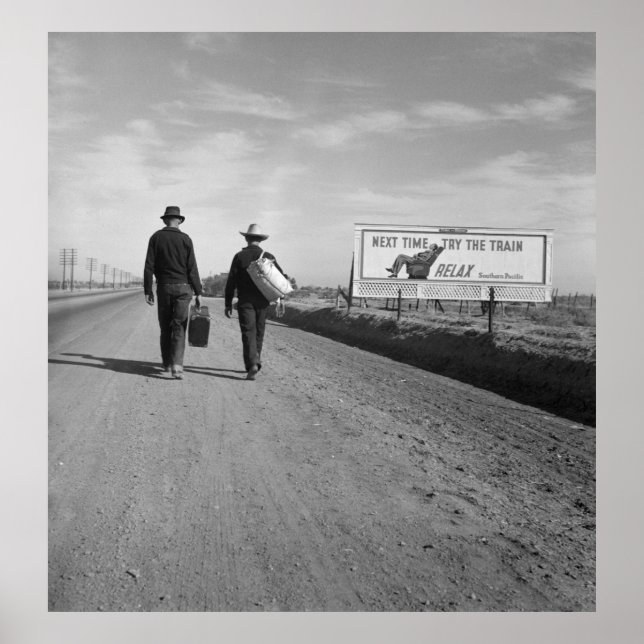 Towards L.A. - 1937 Poster (Front)