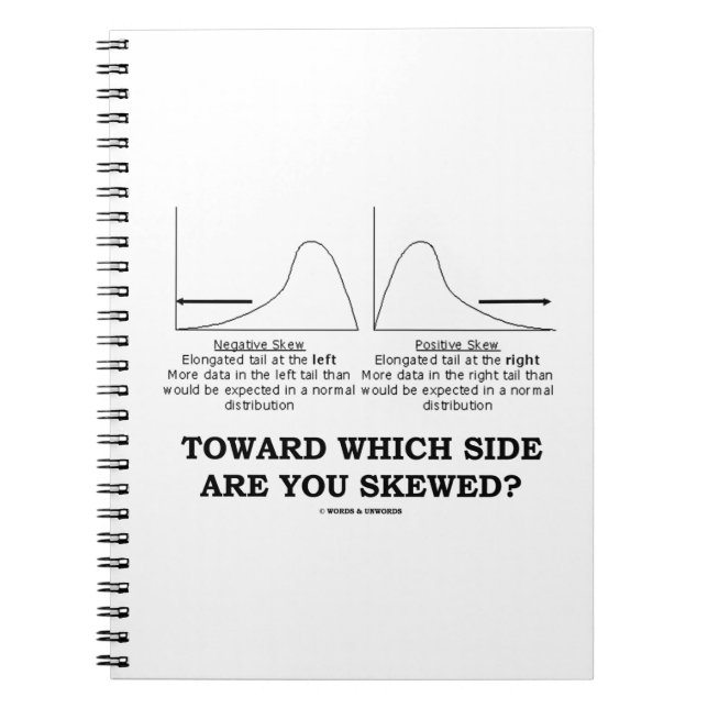 Towards Which Side Are You Skewed? Skewness Stats Notebook (Front)