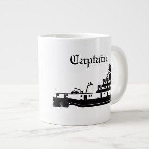 Towboat Captain Large Coffee Mug