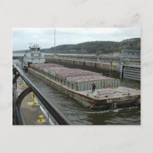 Towboats on the Mississippi Postcard