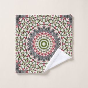 Towel Mandala round pattern kaleidoscope retro