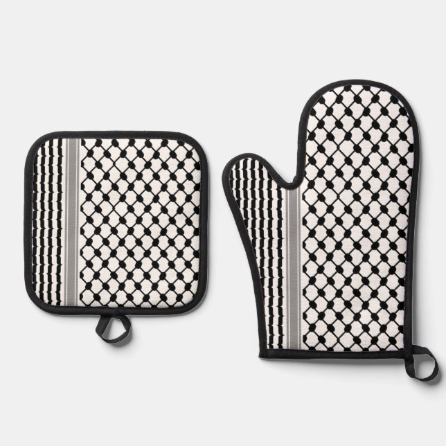 Towel Oven Mitt & Pot Holder Set (Front)