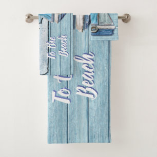 Towel set Driftwood Beach design