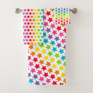 Towel Set - Rainbow Stars