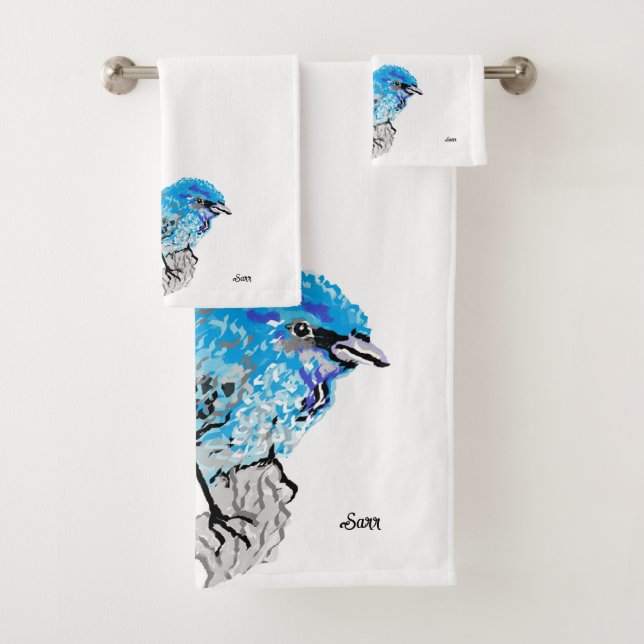 Towel Sets : Blue Bird (Insitu)