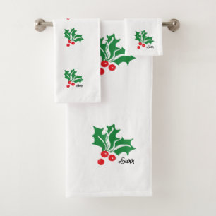 Towel Sets : Mistletoe