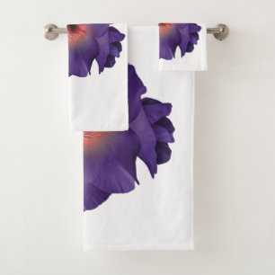 Towel Sword Lily Indigo Pink