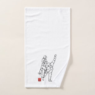 Towel with hand TAEKWONDO UNBALANCES