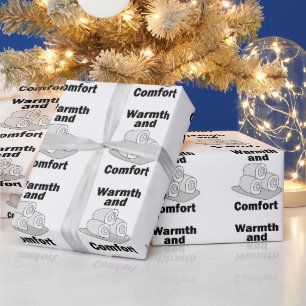 Towels Warmth And Comfort Birthday Wrapping Paper