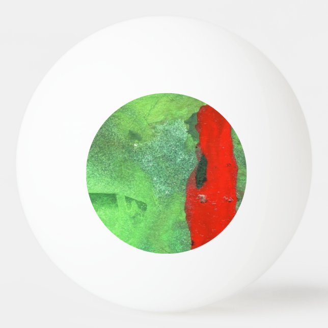 "Tower #1" Abstract Design Ping Pong Ball (Front)