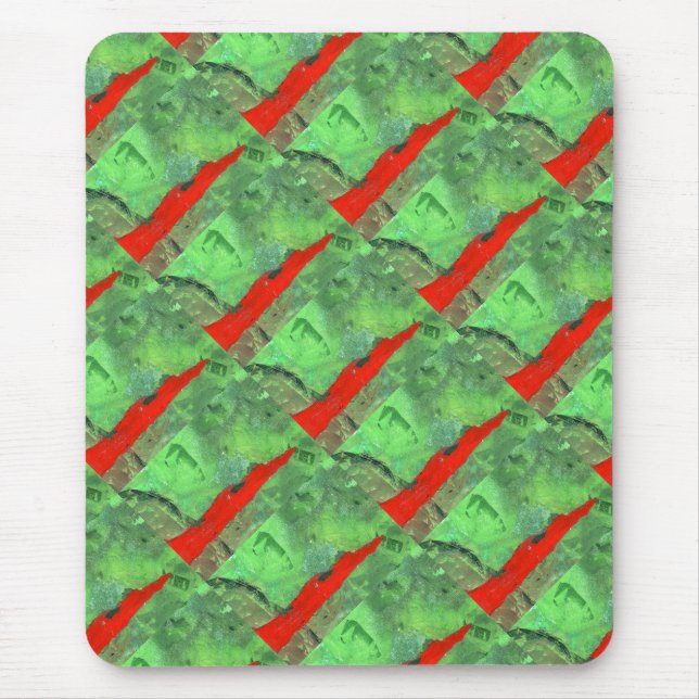 "Tower #1" Tiled Image Abstract Design Mousepad (Front)