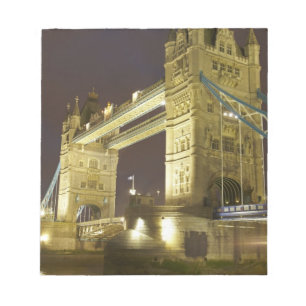Tower Bridge and River Thames at dusk, London, Notepad