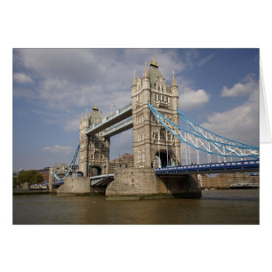 Tower Bridge and River Thames, London,