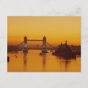 Tower Bridge at dawn Postcard