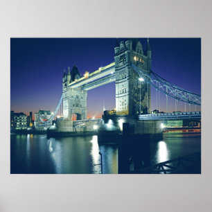 Tower Bridge at Dusk Poster