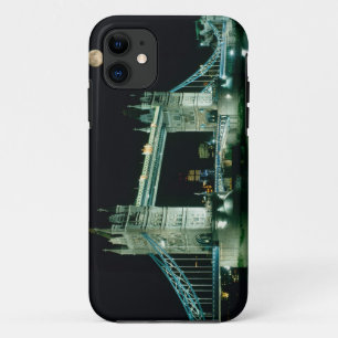 Tower Bridge at Night, London, England iPhone 11 Case