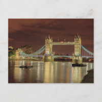 Tower Bridge at night, London