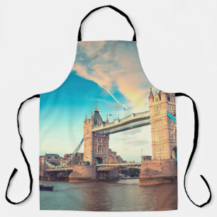 Tower bridge at sunset, Londonplace, london, brid Apron