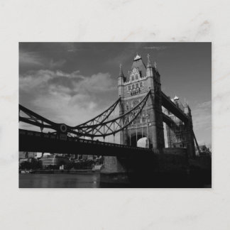 tower bridge black and white Image Postcard