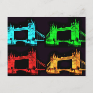 Tower Bridge Collage Postcard