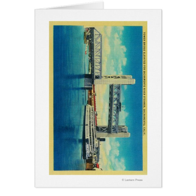 Tower Bridge Elevated for Sacramento River (Front)