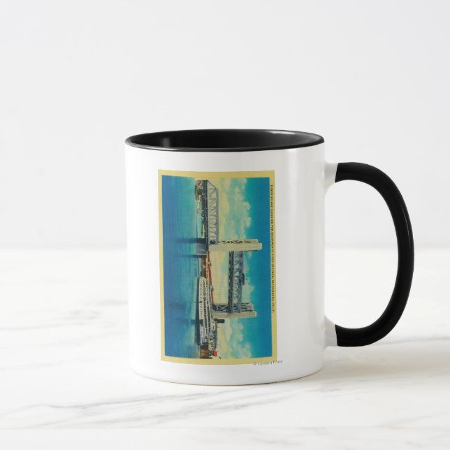 Tower Bridge Elevated for Sacramento River Mug (Right)