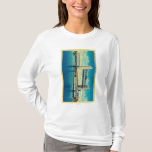 Tower Bridge Elevated for Sacramento River T-Shirt
