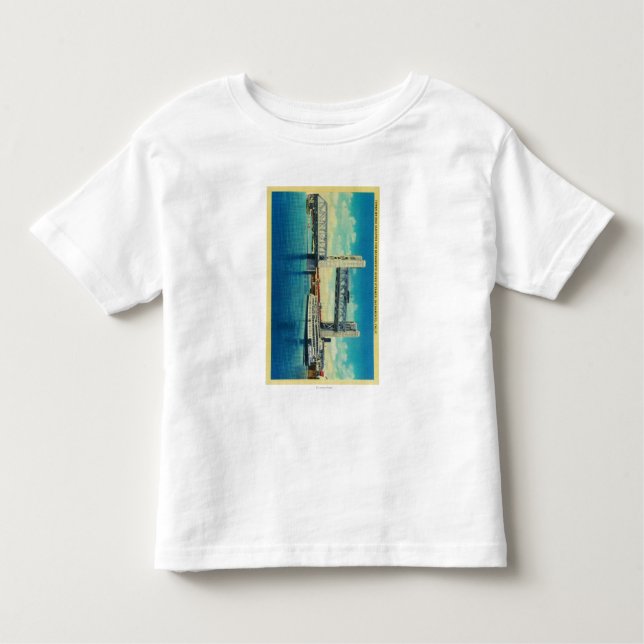 Tower Bridge Elevated for Sacramento River Toddler T-Shirt (Front)