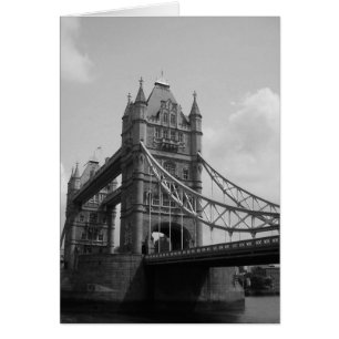 Tower Bridge Grey Card