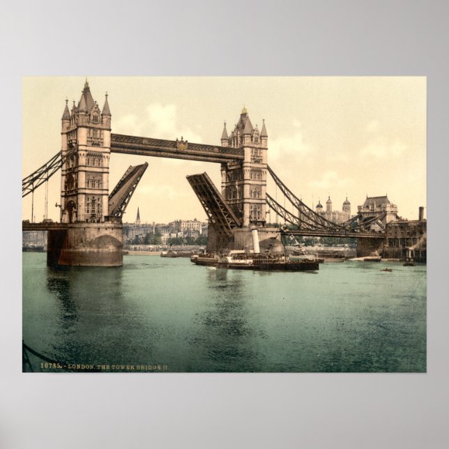 Tower Bridge I, London, England Poster (Front)