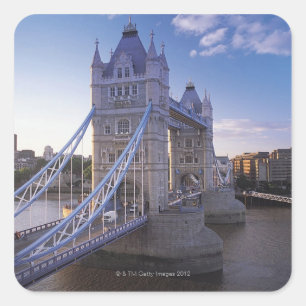 Tower Bridge in London Square Sticker