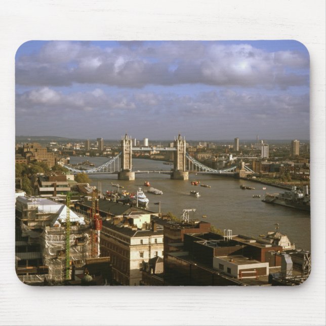 Tower Bridge in the 1990's Mouse Pad (Front)