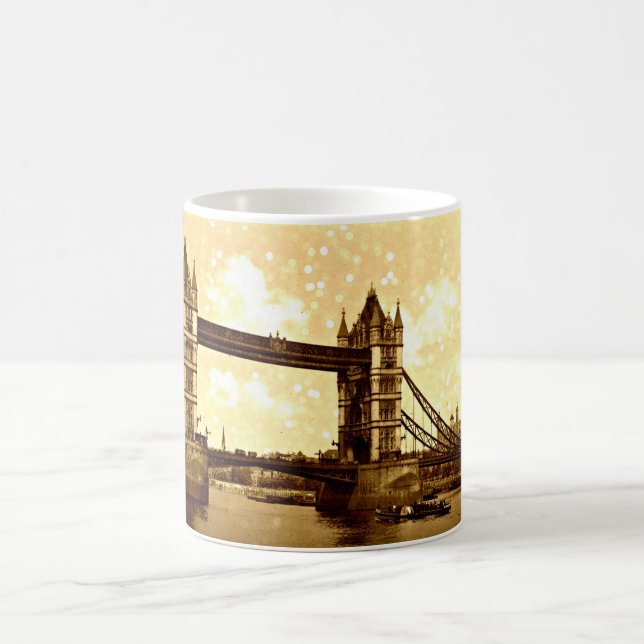 Tower Bridge London 1900 Coffee Mug (Center)