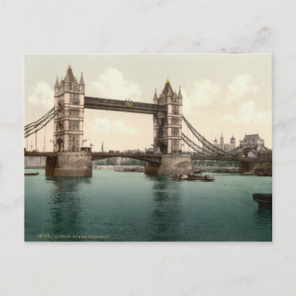 Tower Bridge, London c.1895 Postcard