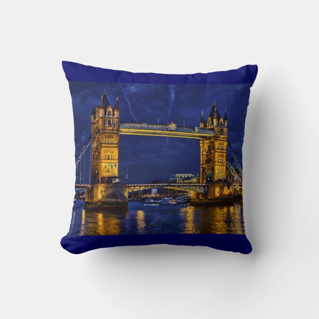 Tower Bridge, London Cushion (Front)
