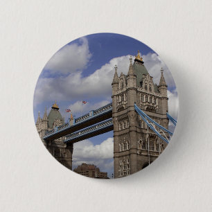 Tower Bridge- London, England 6 Cm Round Badge